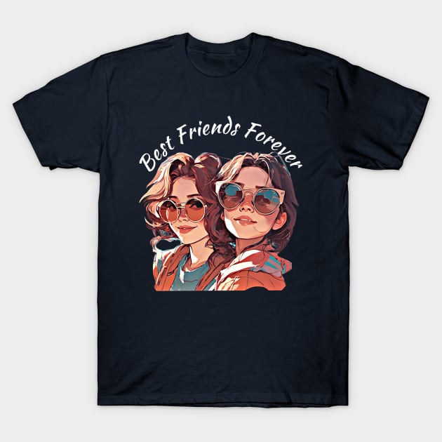 Best Friends Forever T-Shirt by ArtbySidra